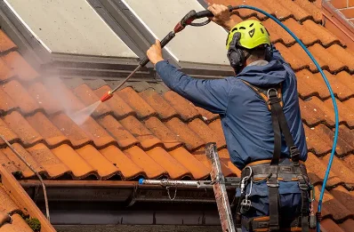 Démoussage et hydrofuge de toiture à Parcey